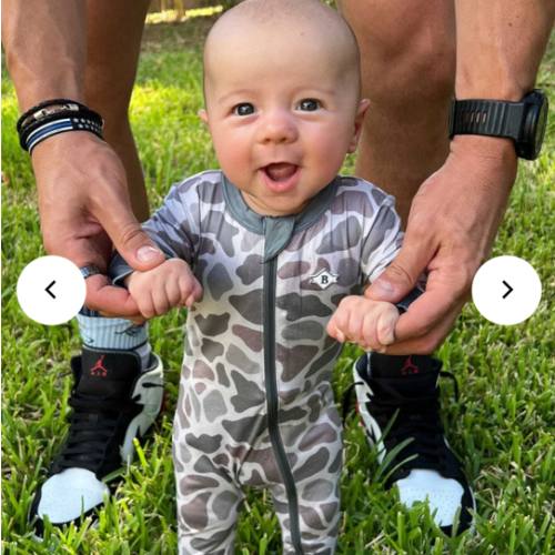 Baby Zip Up - Classic Deer Camo – BURLEBO