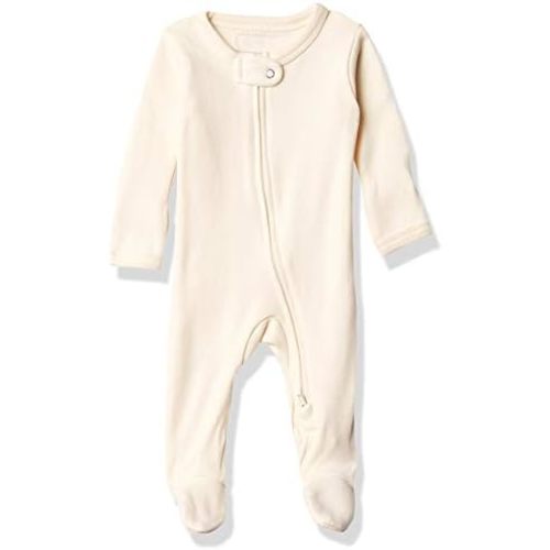 L'ovedbaby Unisex Organic Baby Zipper Footie