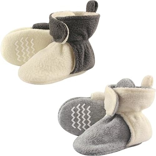 Hudson Baby Unisex-Baby Cozy Fleece BootiesSlipper Sock