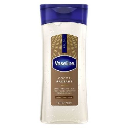 Vaseline Intensive Care Cocoa Radiant Body Gel Oil for Glowing Skin - Scented - 6.8 fl oz: Aluminum-Free, Dye-Free, Paraben-Free, Sulfate-Free