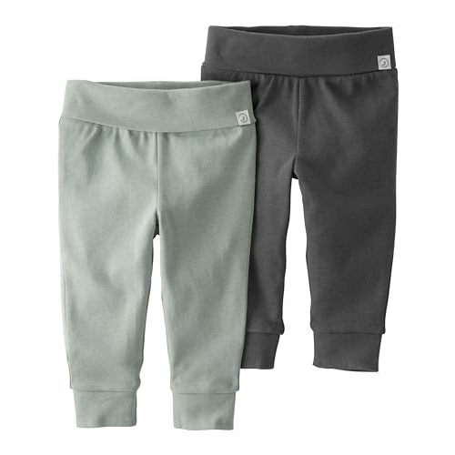 little planet by carter's Baby 2-Pack Joggers Made with Organic Cotton