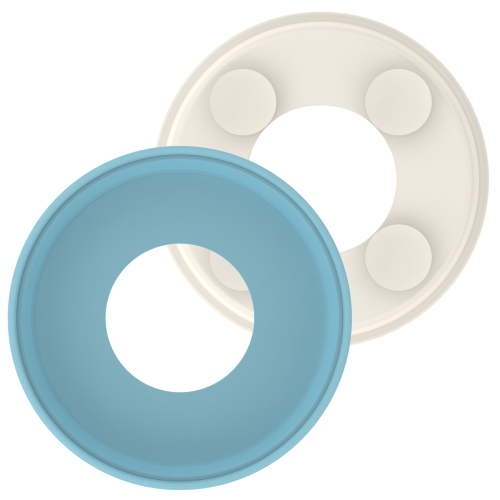 LINFANG 4Pcs Silicone Suction Sleeves 9.25 Inch Stackable Baby Plate Silicone Sleeves Multi Color for Toddler Kid Plate