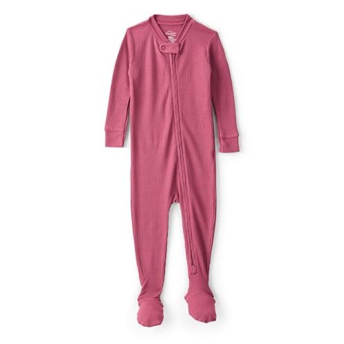 Carter's baby-girls Purelysoft Long-sleeve 2-way Zip Pajamas