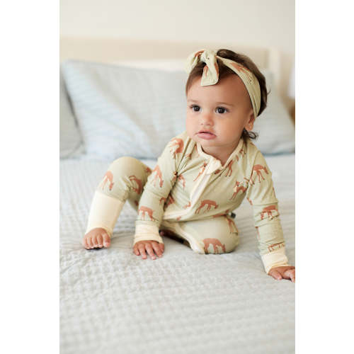 Fawn Field Double Zipper Bamboo Sleeper