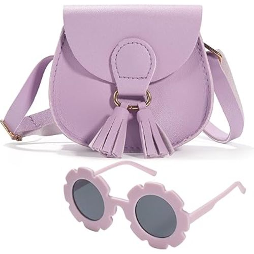 Girls Purse, Kids Crossbody Purse, Shoulder Bags for Toddler, Tassel Bags for Girls Age 2-14