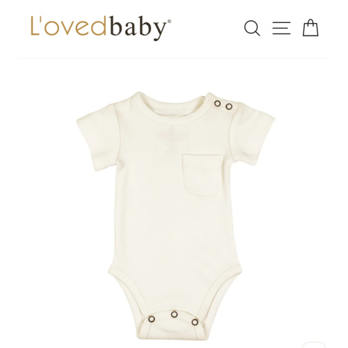 Organic Short-Sleeve Bodysuit – L'ovedbaby