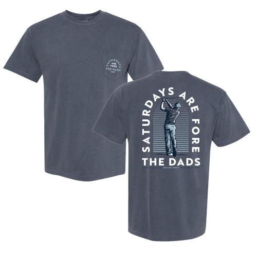 Saturdays Are Fore The Dads Golfer Pocket Tee - SAFTB Merchandise – Barstool Sports