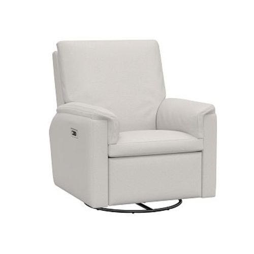 Dream Power Recliner Heathered Chenille Pebble