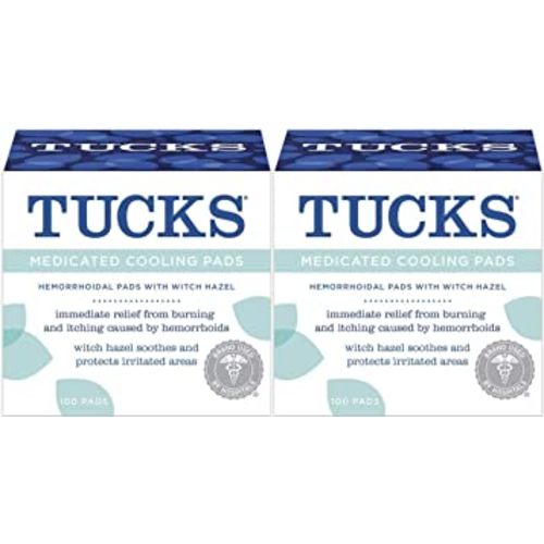 Tucks Md Cool Hemorrhoid Pad, 100 count (Pack of 2)