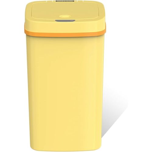 Touchless Diaper Disposal Trash Can Yellow