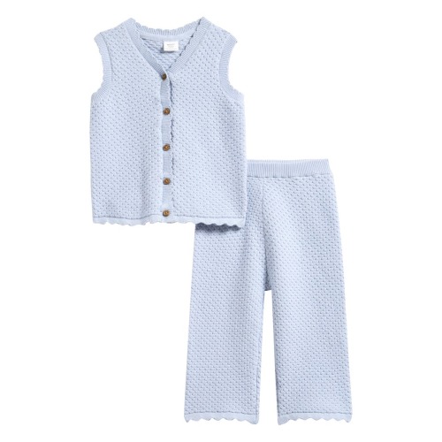 Crochet Sleeveless Top & Pants Set, 3-6M
- Only 1 left