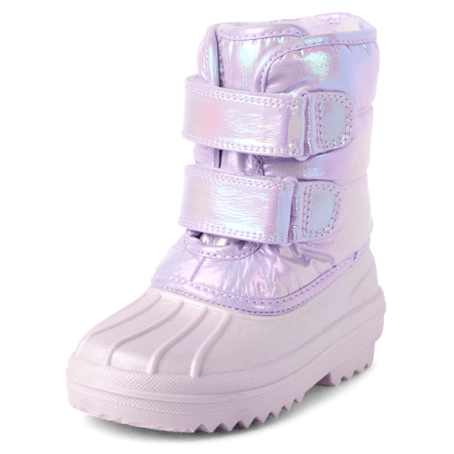 Toddler Girls Iridescent All Weather Boots - Purple