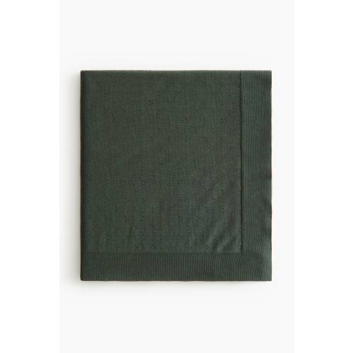 COTTON POINTELLE BABY BLANKET