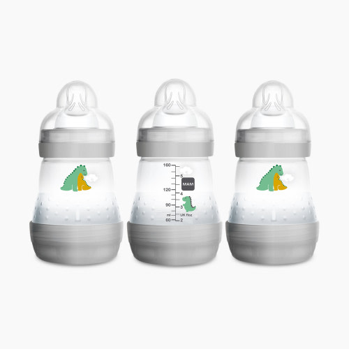 MAM Easy Start Anti-Colic Bottle (3 Pack) - White, 5 oz