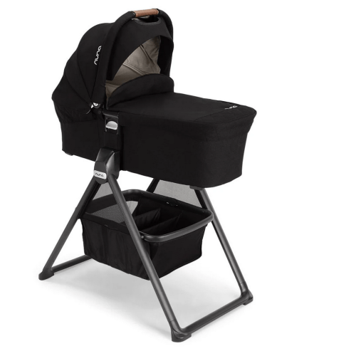Nuna MIXX Bassinet + Stand in Caviar