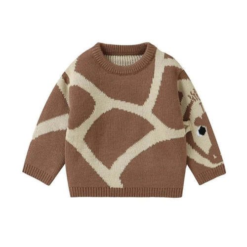The Cozy Giraffe Knit Sweater (6M–3Y)