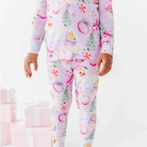 Merry Little Pinkmas Ruffle Long Sleeve & Pants Set