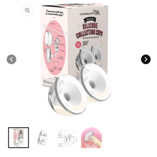 Silicone Milk Collection Cups | Legendairy Milk