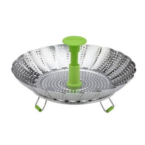 Cuisinart 10.5" Stainless Steel Steamer: Vegetable & Food Steamer Basket, Dishwasher-Safe, Lifetime Warranty