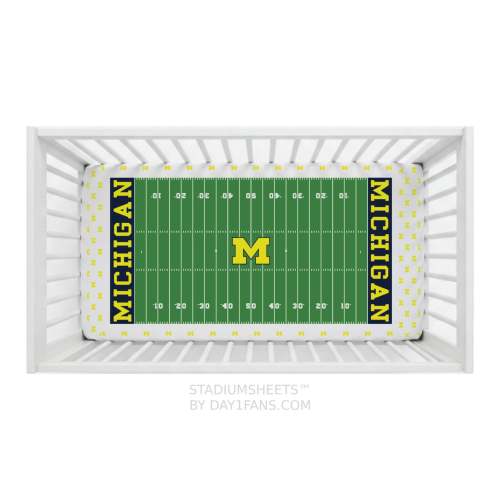 Michigan Wolverines StadiumSheets™ Crib Sheets