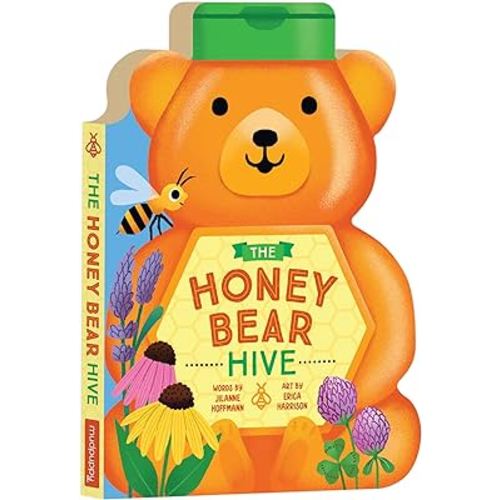 The Honey Bear Hive - Yummy and Educational Unique Bear Shaped Board Book for Young Children