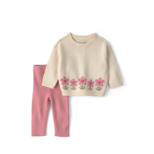 Kids' Organic Cotton Sweater and Pants Set