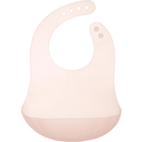 Olababy Fold N Go Silicone Baby Bib w Travel Case | Lightweight Design Eases Pressure Bruising for Infants & Toddlers