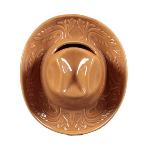 August Grove® 8.85" Ceramic Cowgirl Hat Vase | Wayfair