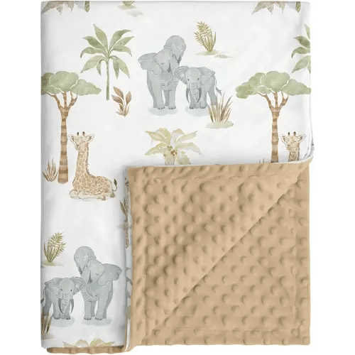 Fleece Baby Blankets for Girls & Boys, Infant Toddler Blanket