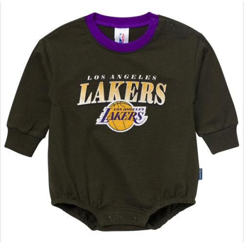 Baby Neutral Los Angeles Lakers Sweatshirt Bubble Romper – Gerber Childrenswear