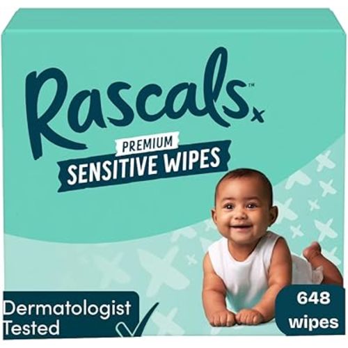 Rascal + Friends Premium Sensitive Baby Wipes (648) (Pack of 1)