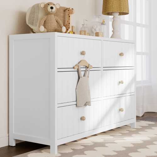 Graco Teddi 6 Drawer Double Dresser | Ashley