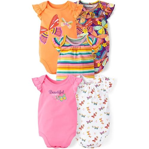 The Children's Place baby-boys And Newborn Short Sleeve Bodysuits, Multipacks