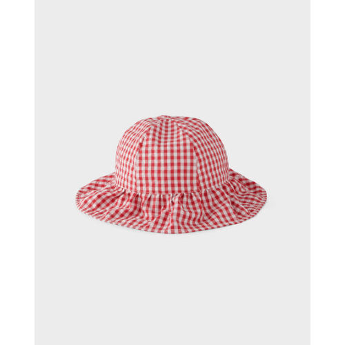 Dark Red Baby Gingham Sunhat | Best&Less™ Online