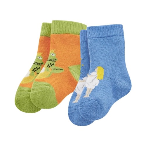 Baby Organic Cotton Socks, pack of 2 - "DUMBO"