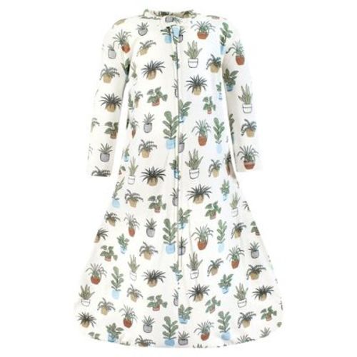 Hudson Baby Long Sleeve Cotton Jersey Sleeping Bag, Sack, Blanket, Plants