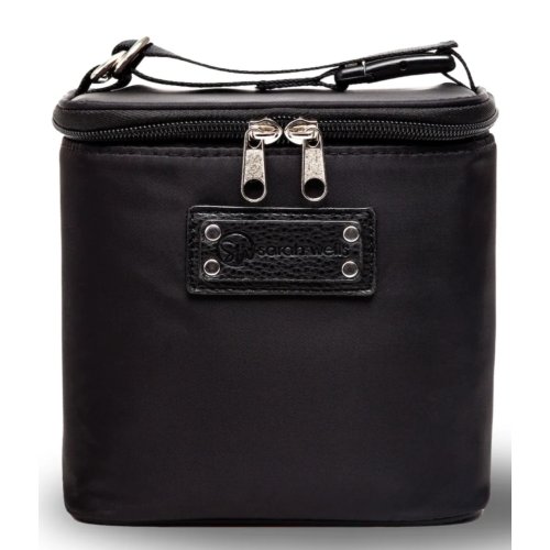 Cold Gold Breastmilk Cooler Bag Ice Pack Included Black Reliable Cooling for Breastmilk Storage – Sarah Wells Bags