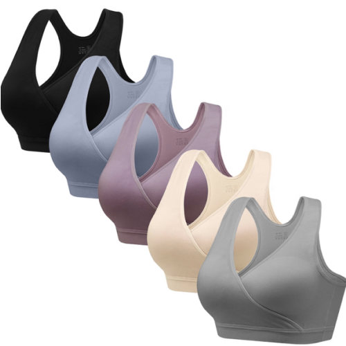HBselect Maternity Nursing Sleep Bra for Breastfeeding Wireless Bralette
