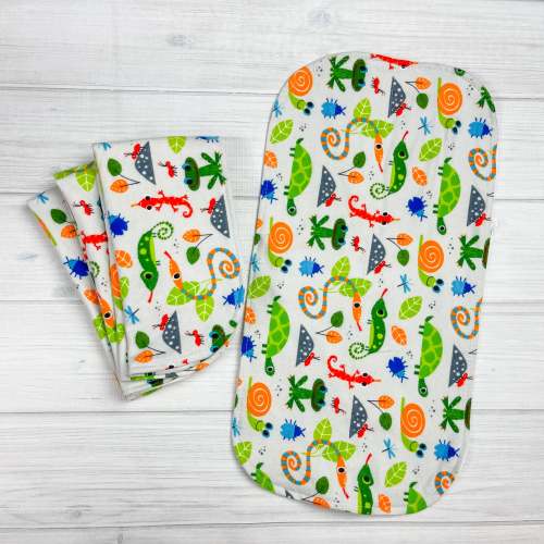 Burp Cloths | Bugs & Reptiles