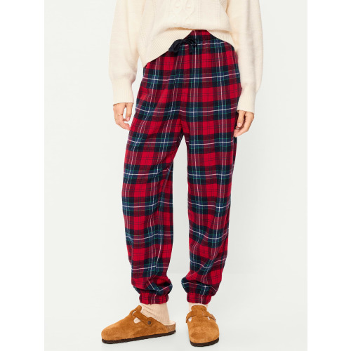 Flannel Pajama Joggers for Women