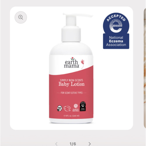 Simply Non-Scents Unscented Baby Lotion | Earth Mama
