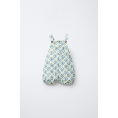Printed Overall Shorts