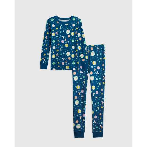 100% Organic Cotton Long Sleeve and Pant Pajama Set