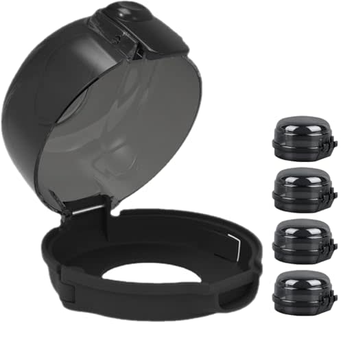 Housoutil 5Pcs Stove Knob Protection Covers for Gas Stove Safety Child Proof Kitchen Knob Guards Universal Fit Toddler Safety Covers