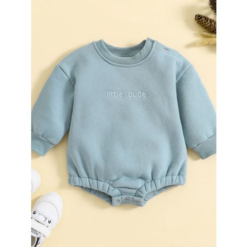 Solid Color Long Sleeves Onesie – Little Dresser