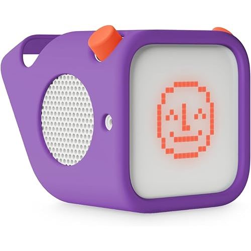 YOTO Player (3rd Gen.) + Adventure Jacket Grape Soda (Purple) – Kids Bluetooth Audio Speaker, All-in-1 Screen-Free Device Plays Stories Music Podcasts Radio White Noise Thermometer Nightlight Alarm