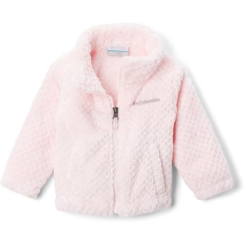 Columbia Youth Infant Fire Side Sherpa Full Zip Fleece Jacket, Satin Pink, 0/3
