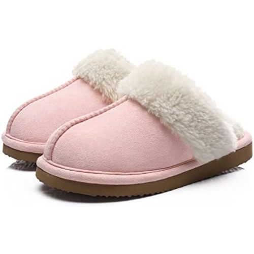 Litfun Women's Fuzzy Memory Foam Slippers Fluffy Winter House Shoes Indoor and Outdoor