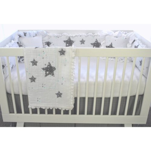 Sand & Stable™ Baby & Kids Breakwater Stars Love You To The Moon 3 Piece Crib Bedding Set | Wayfair