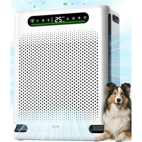 FreAire Air Purifiers for Home Large Room Up to 2600 Ft², HAP605 White